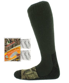 Mid Calf Heated sock with footwarmers